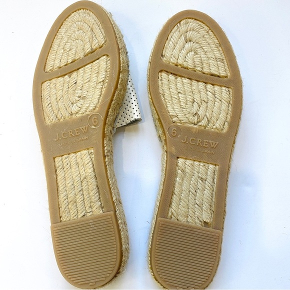 Jcrew perforated leather and jute sandals - Picture 3 of 4